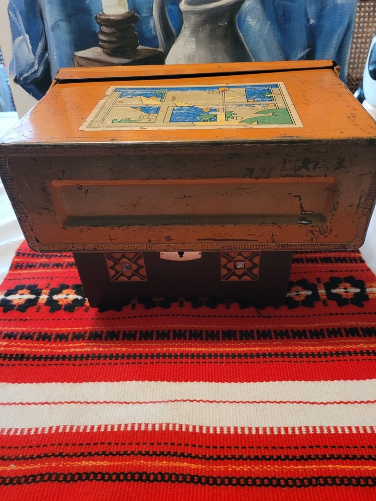 Vintage Military Ammo Box Empty Case