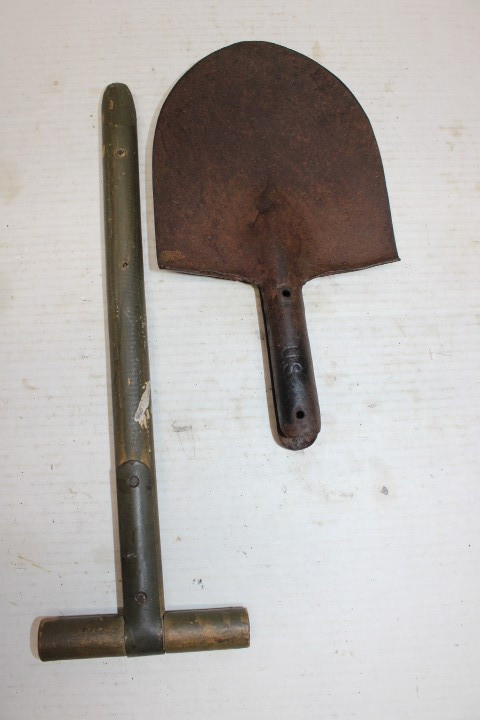 WW2 US Military Issue Entrenching Shovel T-Handle E-Tool JF62