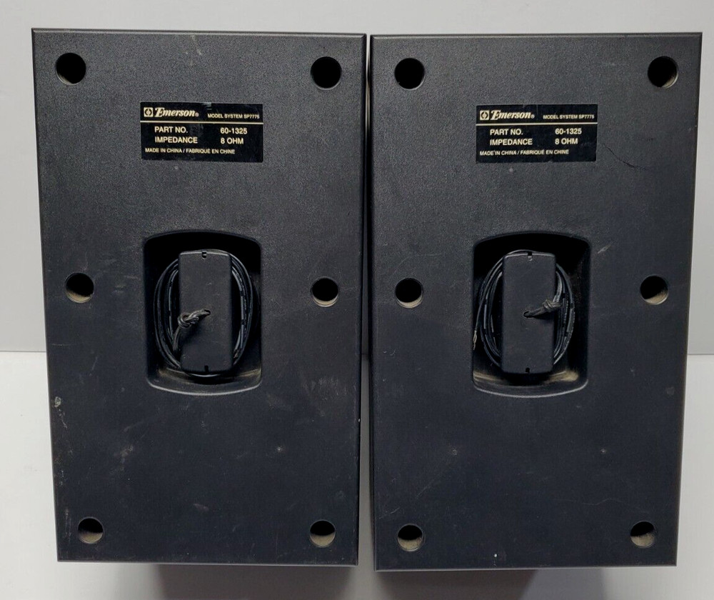 Emerson 60-1325 Speaker Pair TESTED