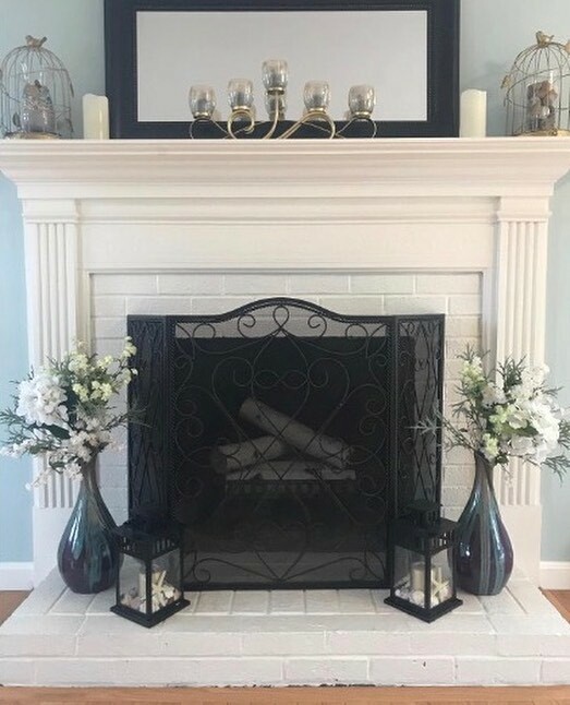 Six White Birch Logs for Fireplace 18" Long