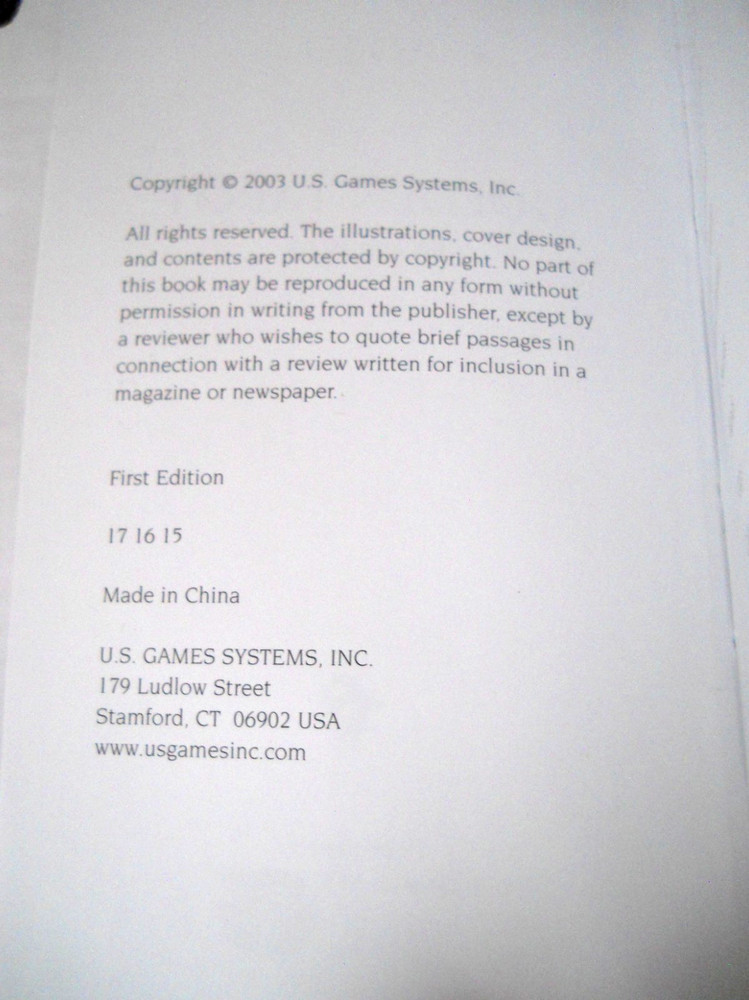 2003 Golden Tarot Deck Boxed Set
