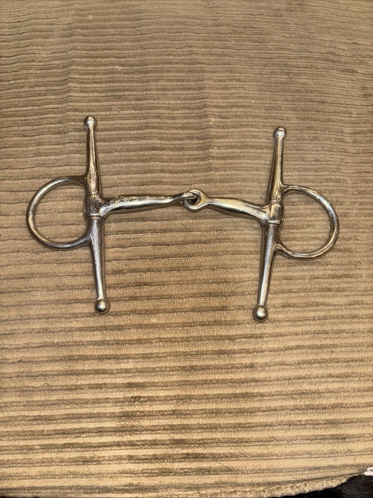 Full Cheek Snaffle Stainless Steel  Bit Jointed Mouthpiece 5-inch