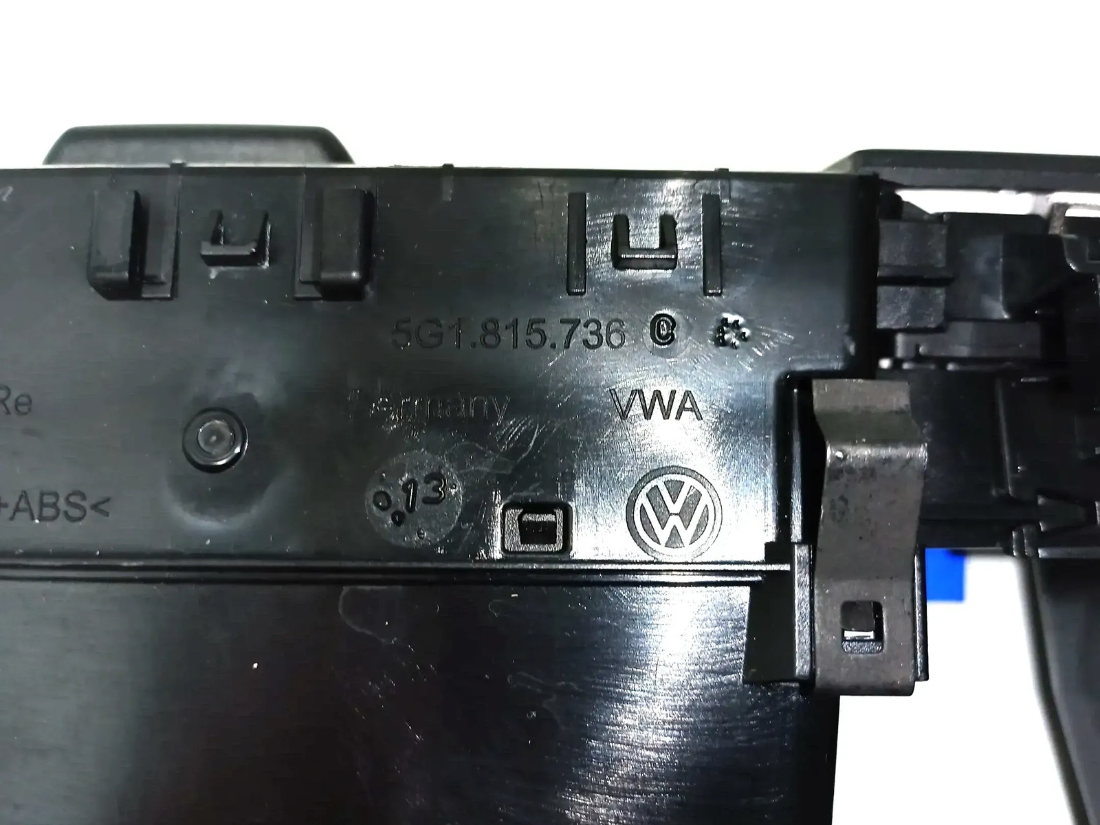 Lüftungsdüse Luftausströmer links rechts mitte schwarz Original VW Golf VII 7