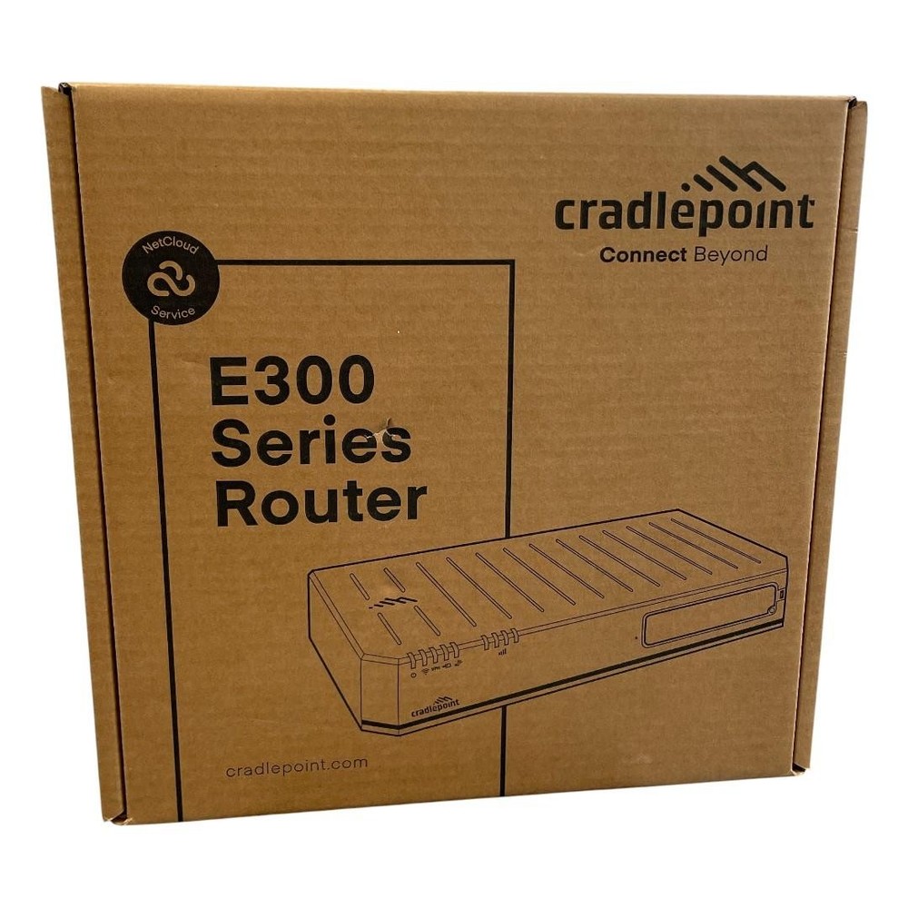 CRADLEPOINT E300 SERIES Enterprise Router E300-C18B (OPEN BOX)