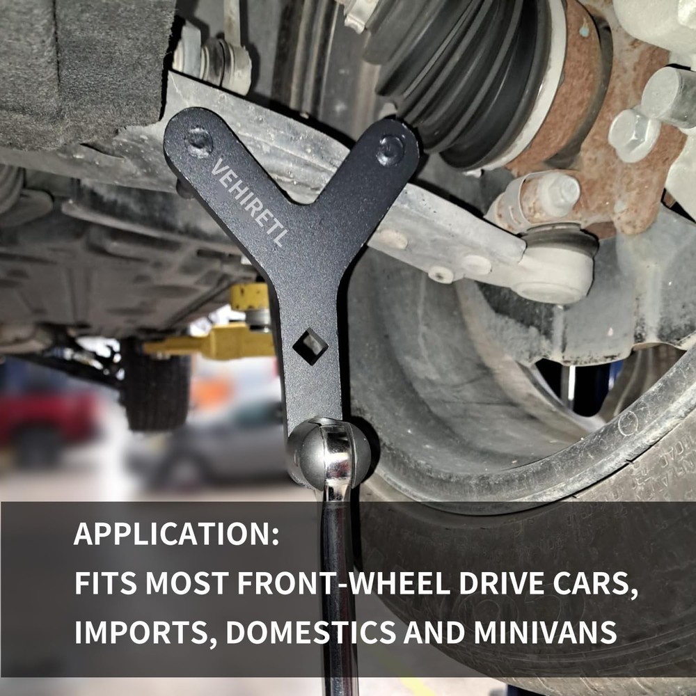 Lower Control Arm Prying Tool Bushing Removal Tool with 1/2" Dual Hole Drive