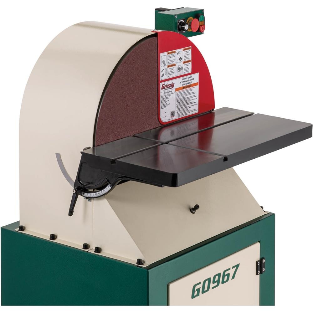 G0967 20" Variable-Speed Disc Sander