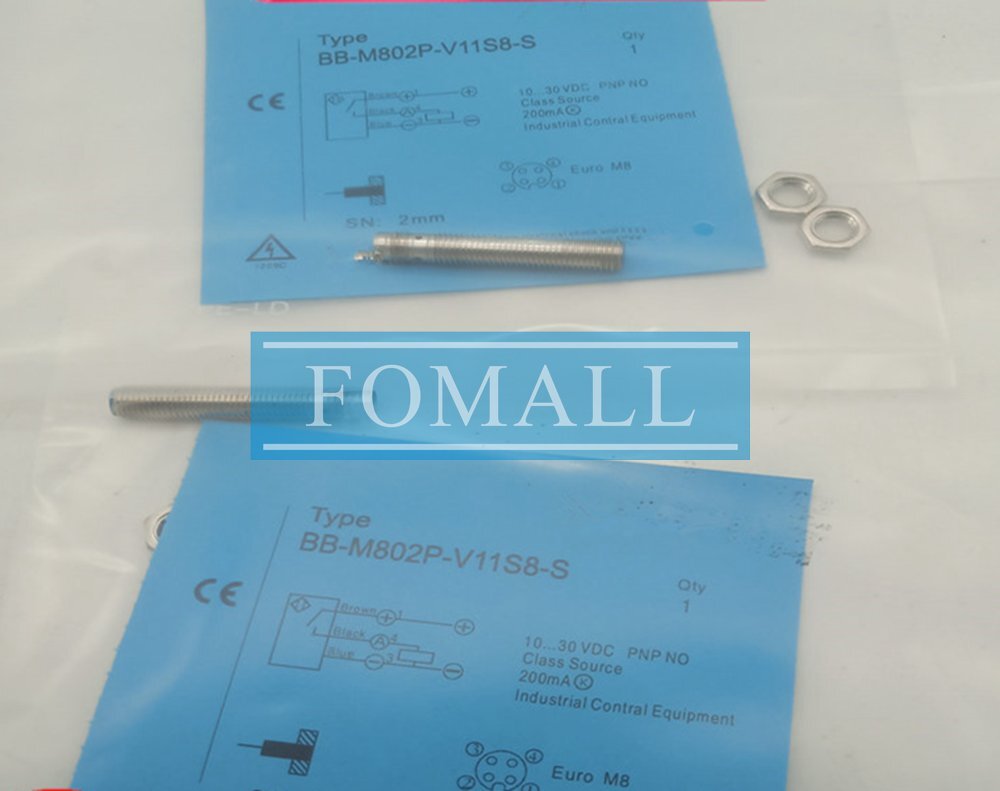 1Pcs New proximity Switch Sensor BB-M802P-V11S8-S