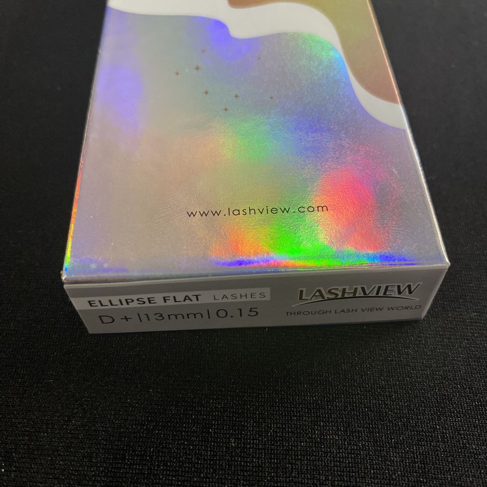LASHVIEW Eclipse Flat Eyelashes D+ 13MM 0.15 Mink Lashes NEW!