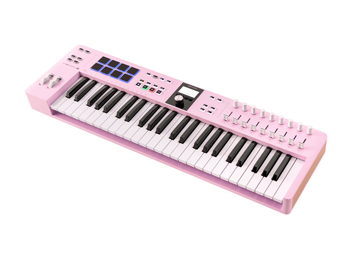Arturia Keylab Essential 49 MK3 keyboard controller Rose Quartz