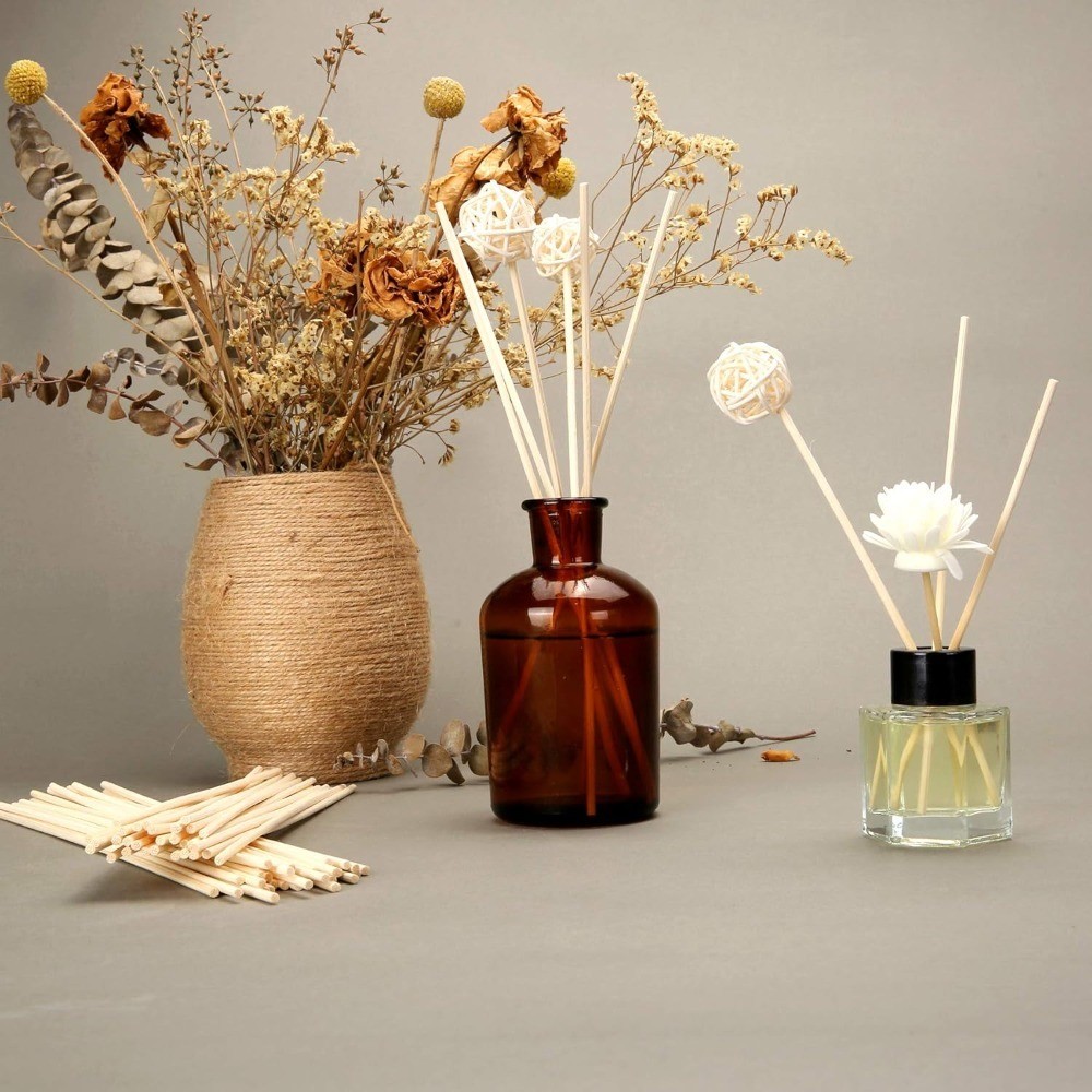 7.5 Inch Natural Rattan Reed Diffuser Sticks Aroma Essential Oil Diffuser Refill