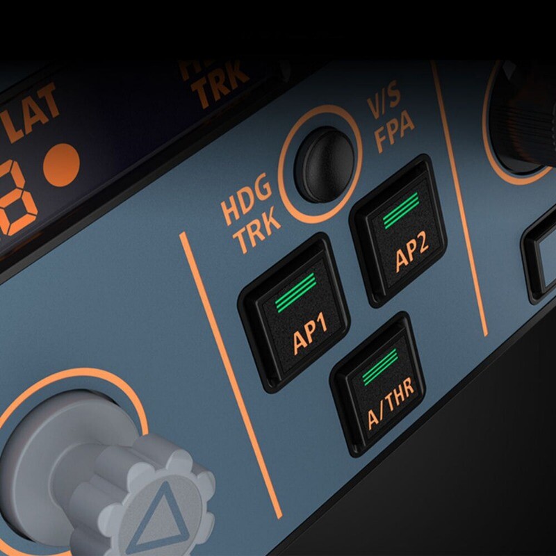 A320 FCU Flight Control Unit Panel X-Plane MSFS2020 Game Simulator 2 Model SET