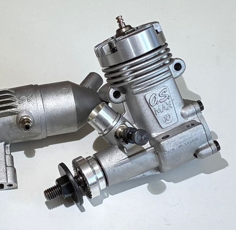OS Max 10 FP-S Control Line Engine + Muffler Front Mount NVA