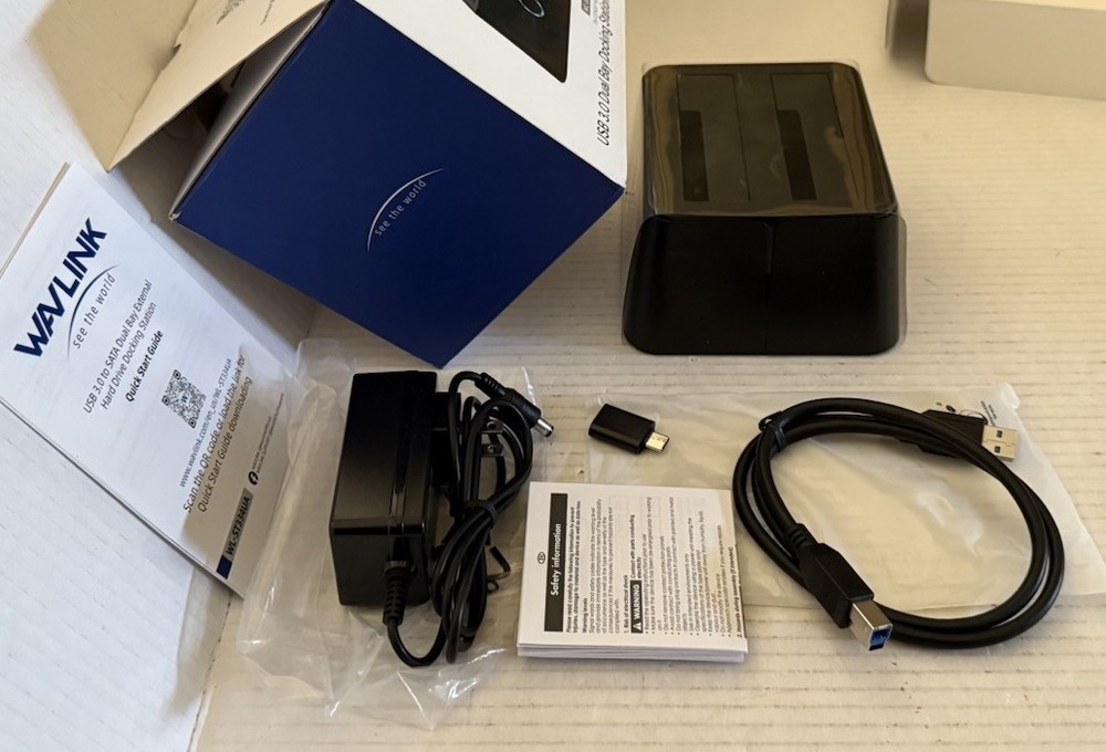 USB 3.0 Dual Bay Docking Station