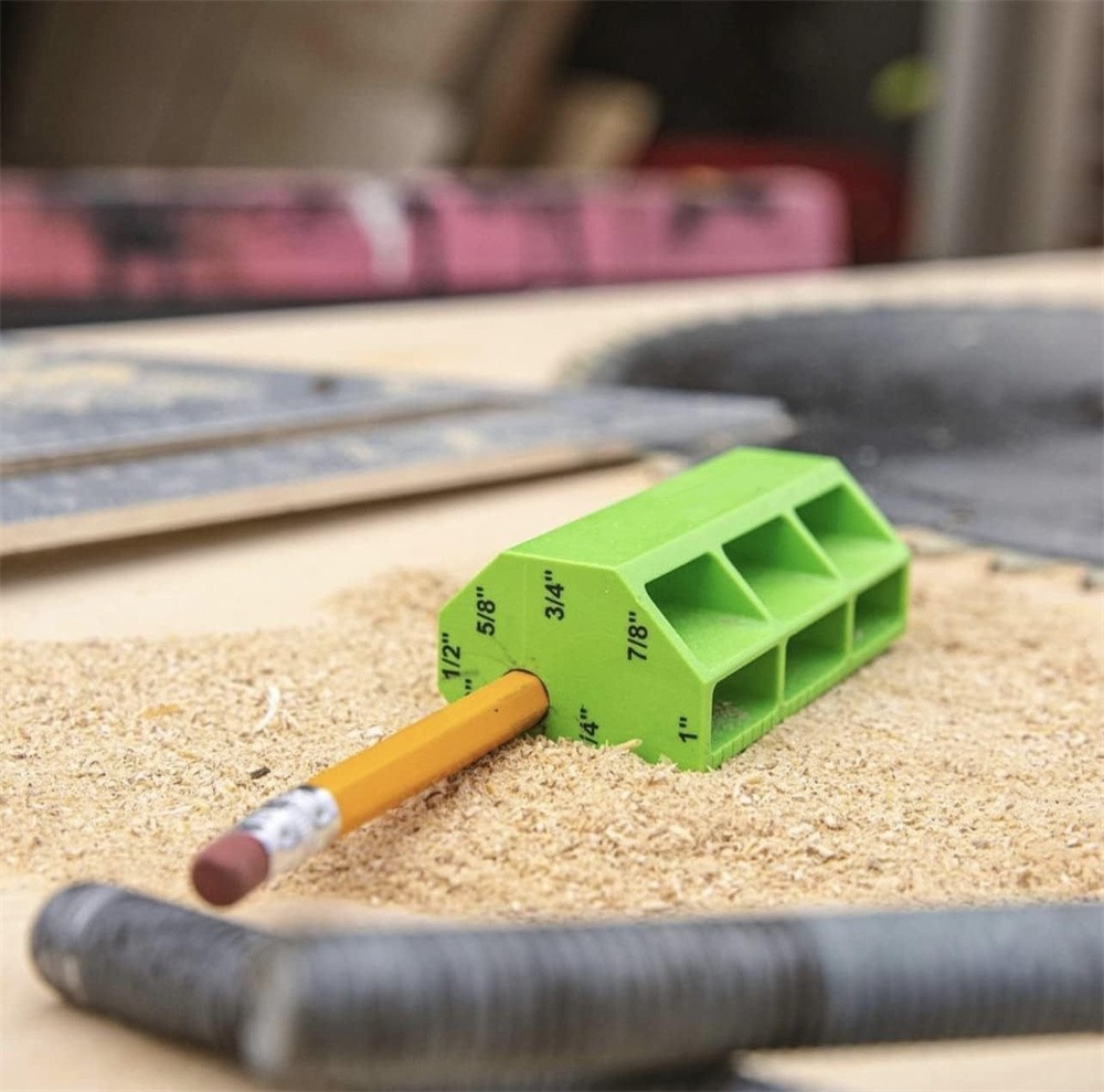 Multi-Functional Scriber Woodworking Tool Pencil Marking Multi-Dimensional