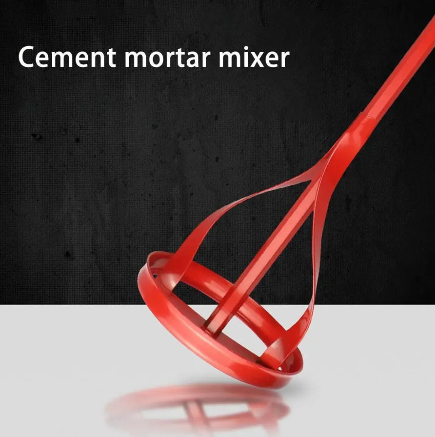 1pc Hexagon Shaft Plaster Paint Mixer Paddle Rod for Drill Mortar Cement - NEW