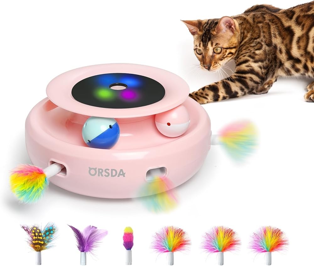 Feathers Replacement ONLY Interactive Cat Toys