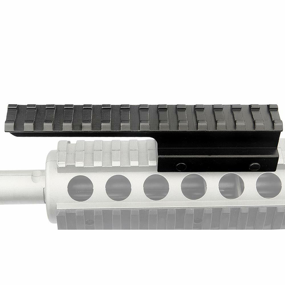 Dovetail See-Through Low/High Riser Base 20mm Picatinny Weaver Rail Scope Mount