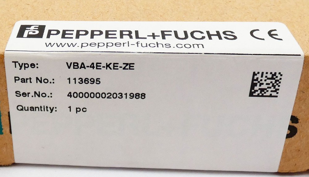 Pepperl + Fuchs VBA-4E-KE-ZE 113695 sensor/actuator module -unused/original packaging-