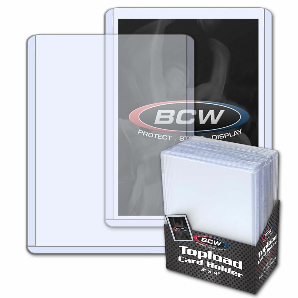 (100) BCW REGULAR Toploaders + 100 PENNY SLEEVES Ultra Pro