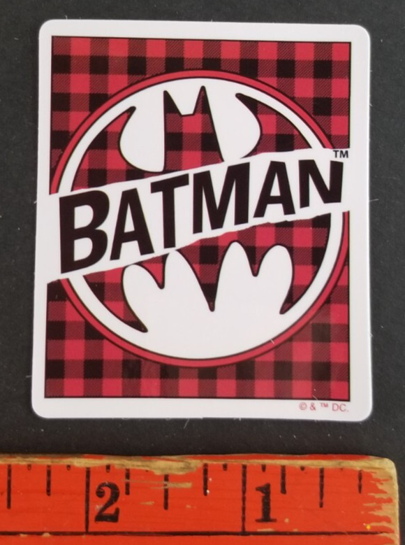 Batman Logo Skateboard Sticker Card