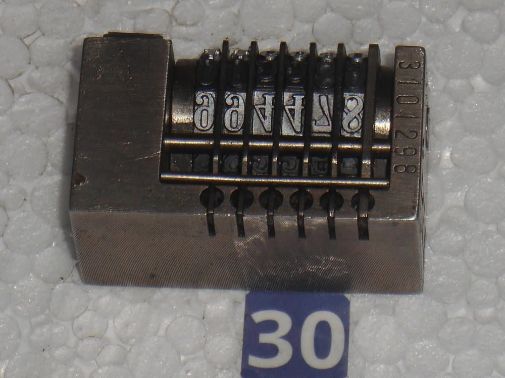 REX /SUNUM | letterpress numbering machine | 30