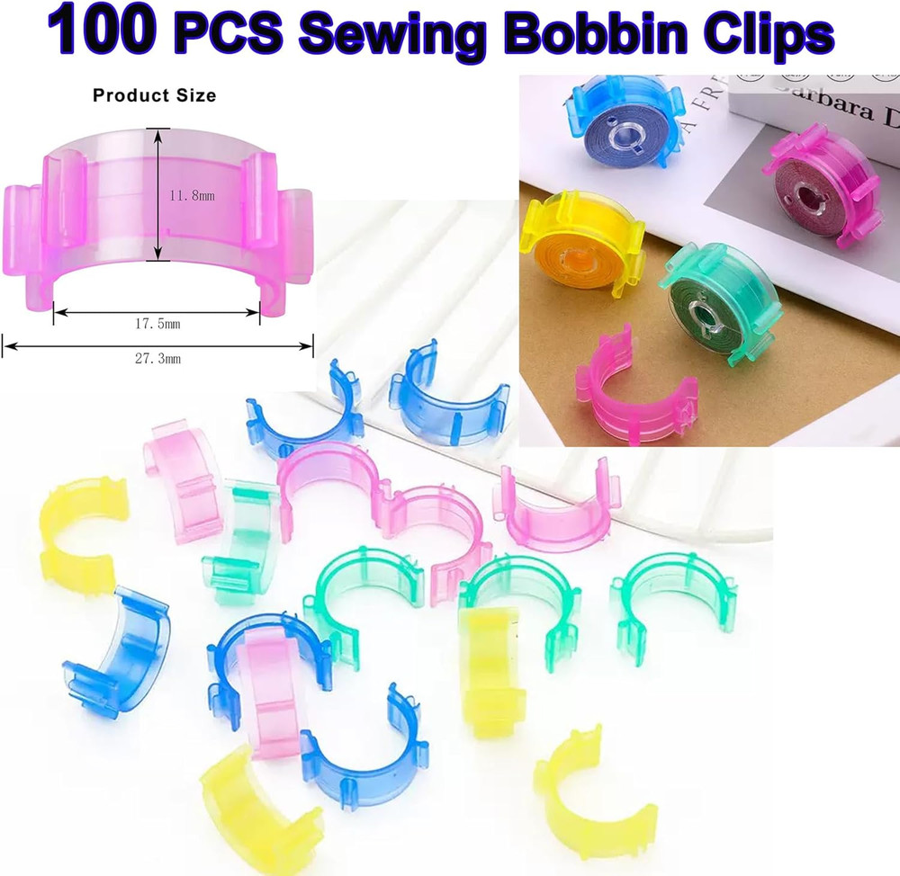 282 PCS Sewing Supplies Thread Organizer Set Sewing Helpers, Include 100 Bobbin