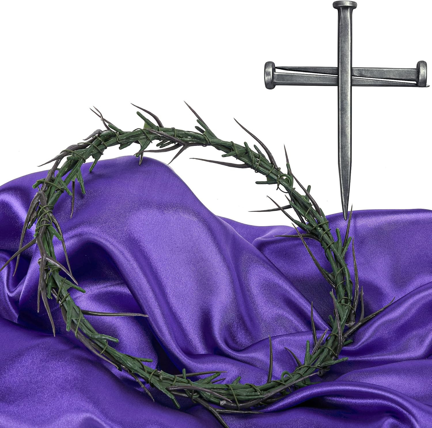 5 Pcs Easter Crown of Thorns Set, Jesus Crown Decor Set Includes Thorns Wreath F