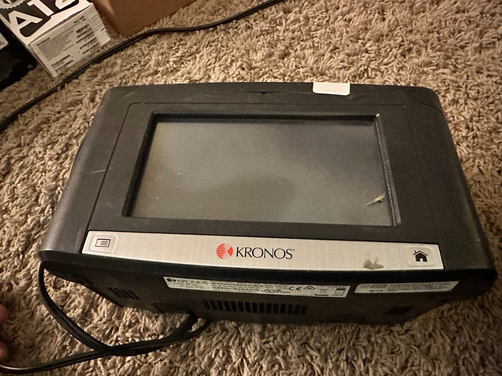 ADP Kronos 8609100-403 InTouch 9100 Time Clock