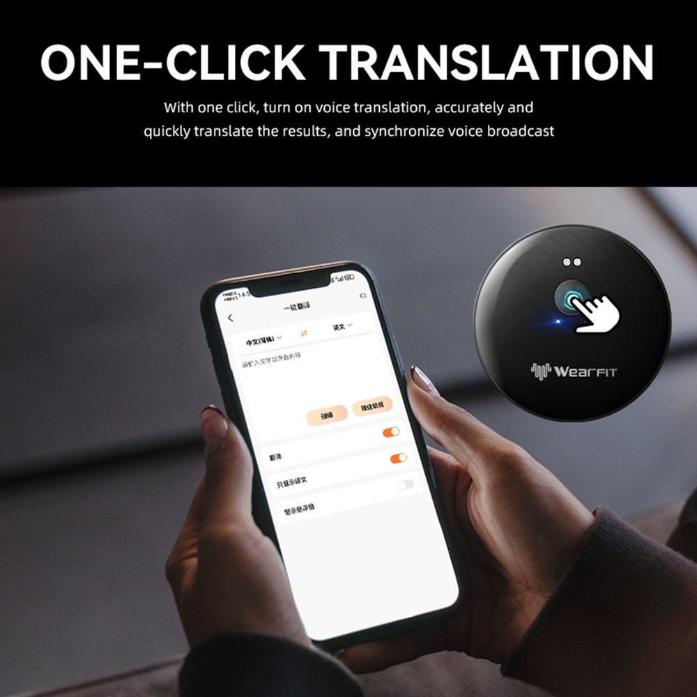 Portable 144 Language Translator Device Bluetooth Voice Video Call Translation