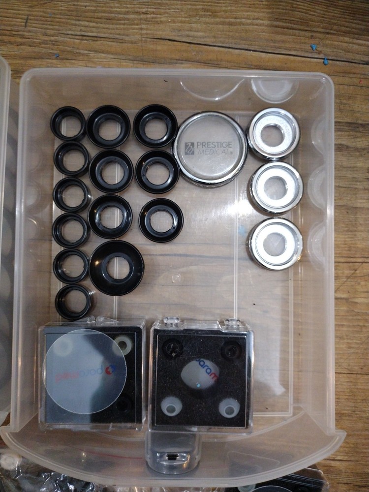 Stethoscope Replacement Parts - Ear Tips & Diaphragms - Black