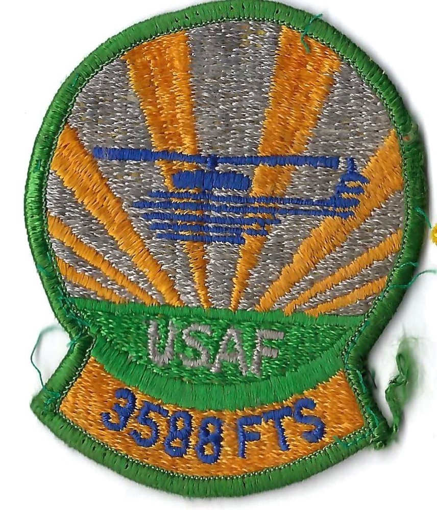 PATCH USAF 3588TH FTS HELICOPTER TRAINING FT RUCKER AFB     JT7