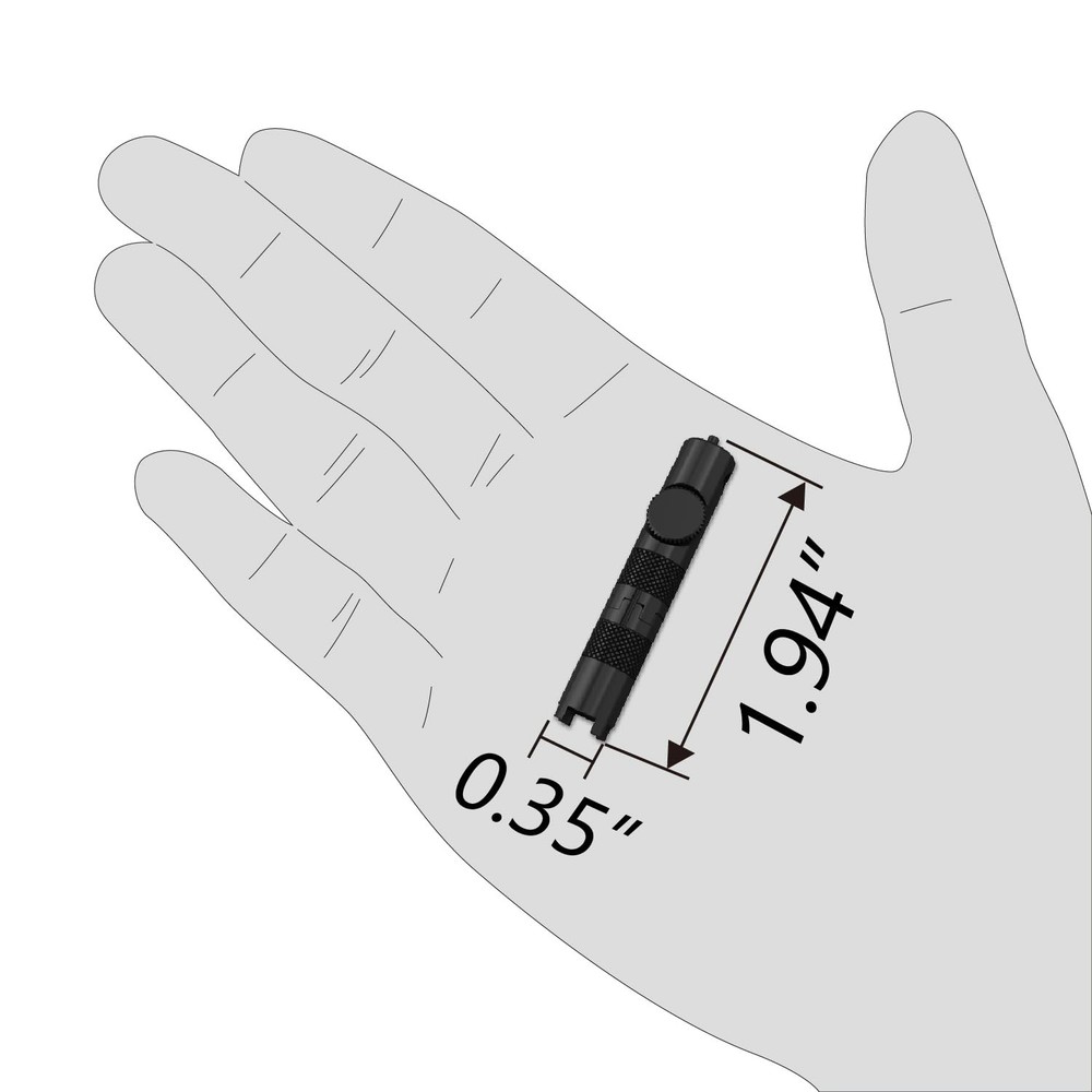 RDS Tool Universal Sight Tool, A1/A2 & Red Dot Multi-Tool Black