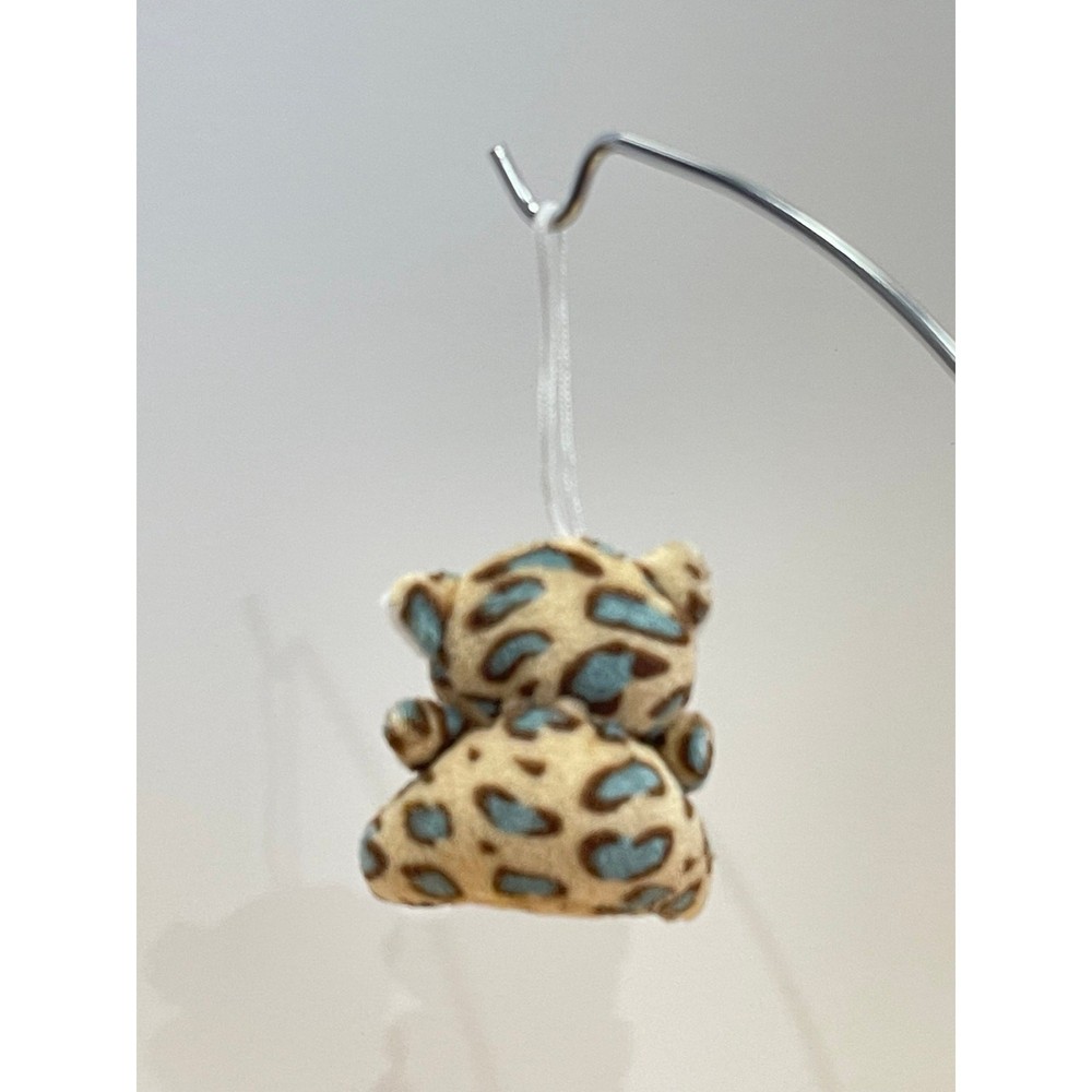 Adorable Mini Leopard Keychain Key Chain Purse Hang Tags