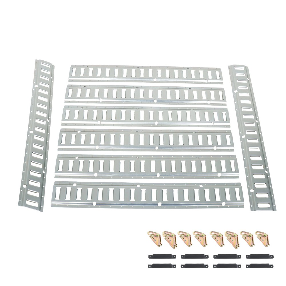 LABLT Heavy Loads 24 Pack 3' E Track Tie Down Rail System For Trucks Trailers