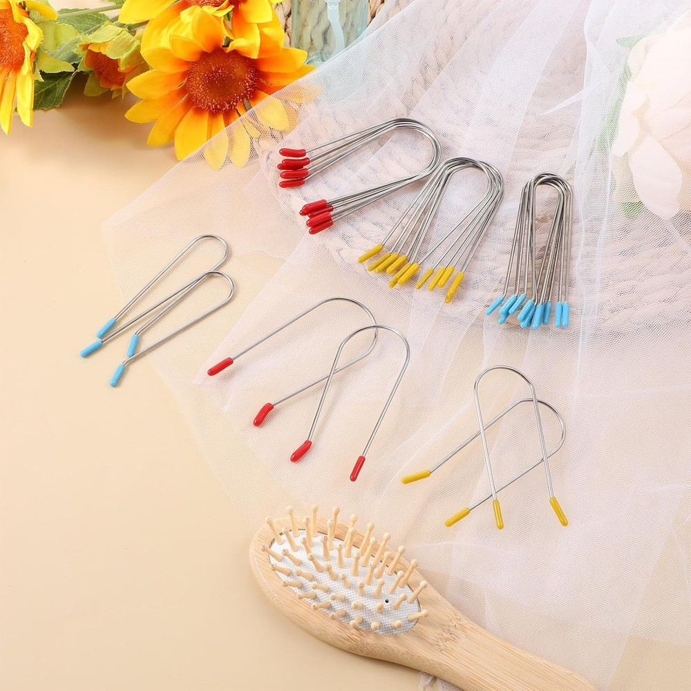 24pcs Hot Roller Clips Replacement Kit Fits All Sized Heated Rollers Curlers