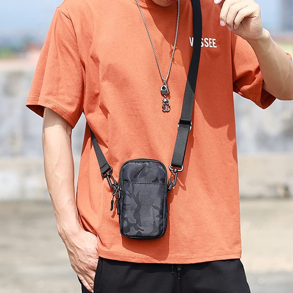 Small Crossbody Bag Multipurpose Mini Messenger Lightweight Shoulder Cell Pho...