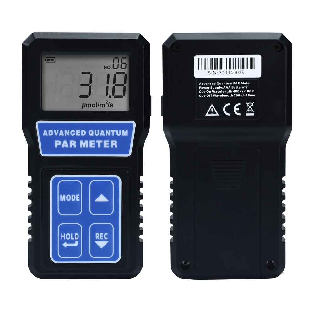 Advanced Quantum Sensor PAR Meter Measure Light Intensity, Indoor Plants meter