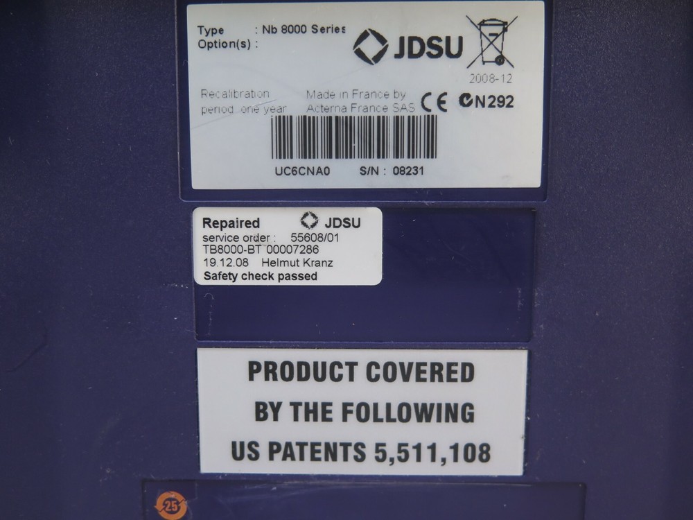 JDSU T-BERD 8000 Scalable Multitest Platform Transport Module