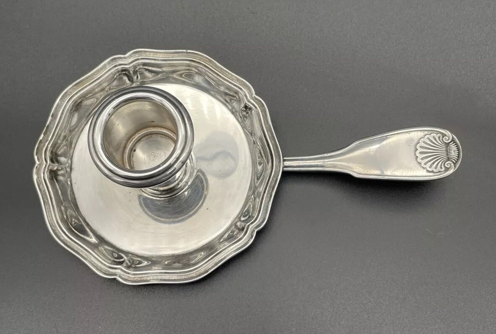 Christofle Gallia Silver plated Candlestick / Chamber stick