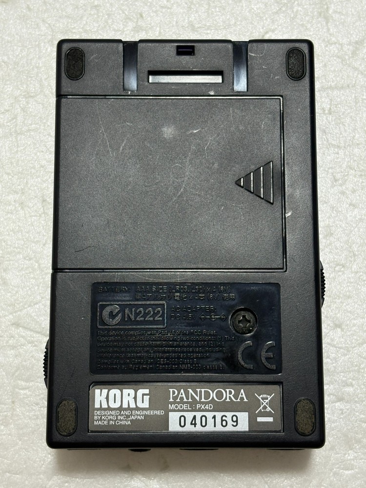 Korg Pandora PX4D Guitar Multi Effect Processor with Adapter Used from Japan