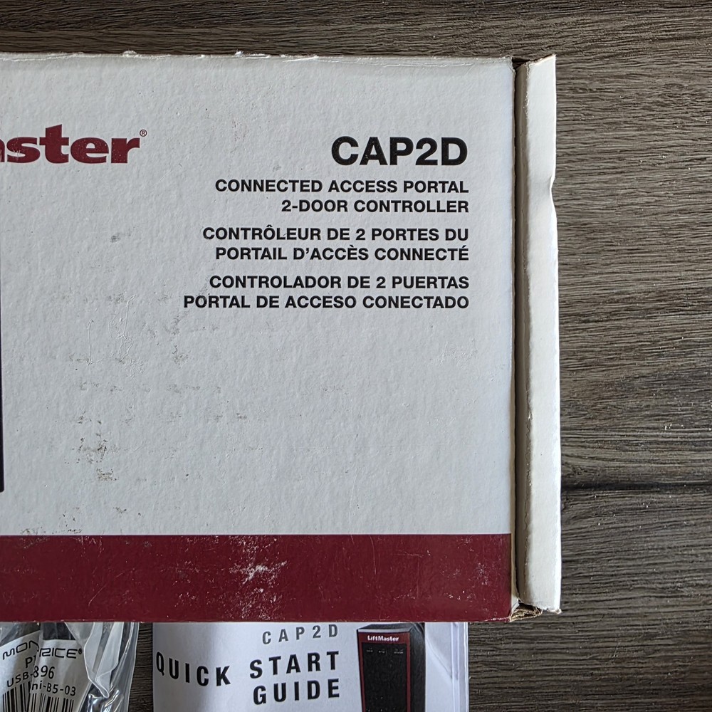 Liftmaster CAP2D Connected Access Portal 2-Door Controller 2019 Untested READ