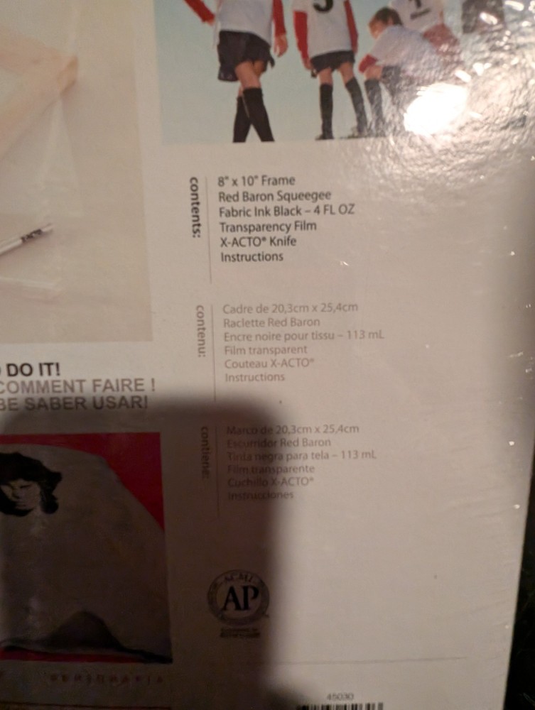 Speedball Basic Fabric Screen Printing Super Value Kit New