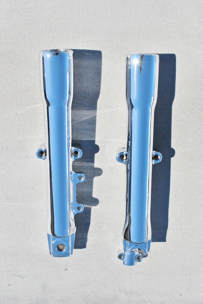 Harley Davidson Heritage FLSTC 2011-2017 Chrome Lower Slider Fork Legs Exchange