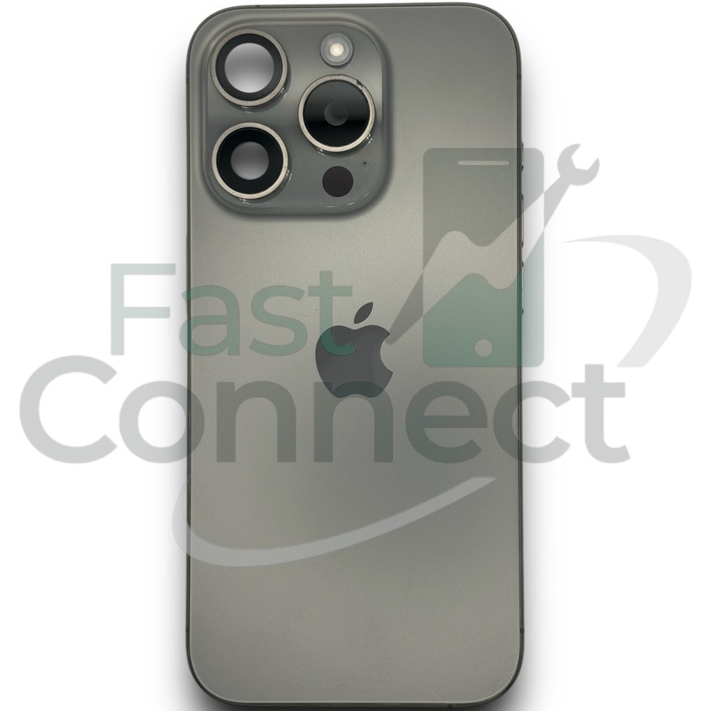 iPhone 15 Pro Natural Titanium Back Frame Housing OEM Replacement Grade A