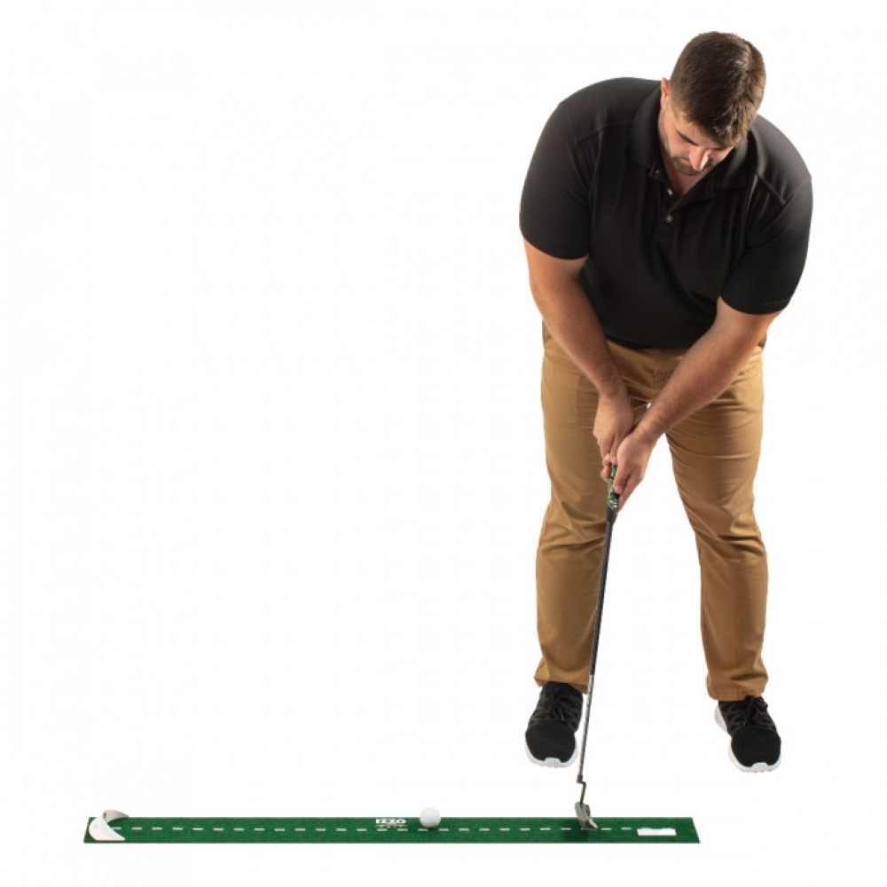 NEW Izzo Golf 4' x 4" Practice Putting Mat With Mirror