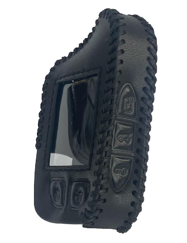 #RFX-2W901-SS 2 Way Remote Leather Case（Black） Quality Durable New Replacement