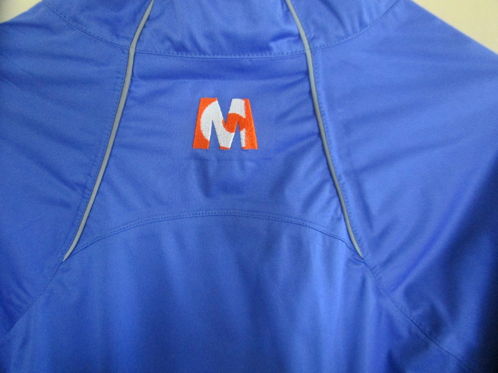 Fennec 1/4 Zip Pullover Jacket L Blue 23 on Side Sleeve