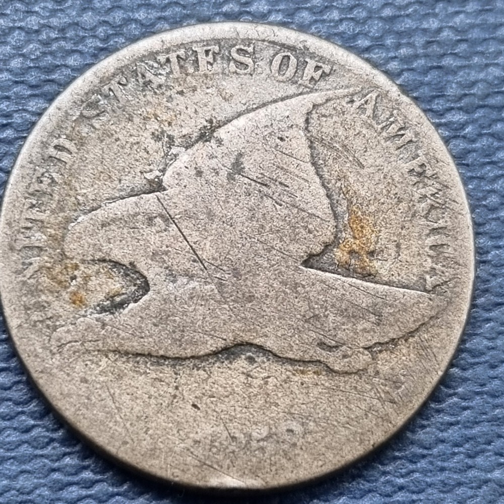 1858 Flying Eagle Cent 1c Circulated #101090