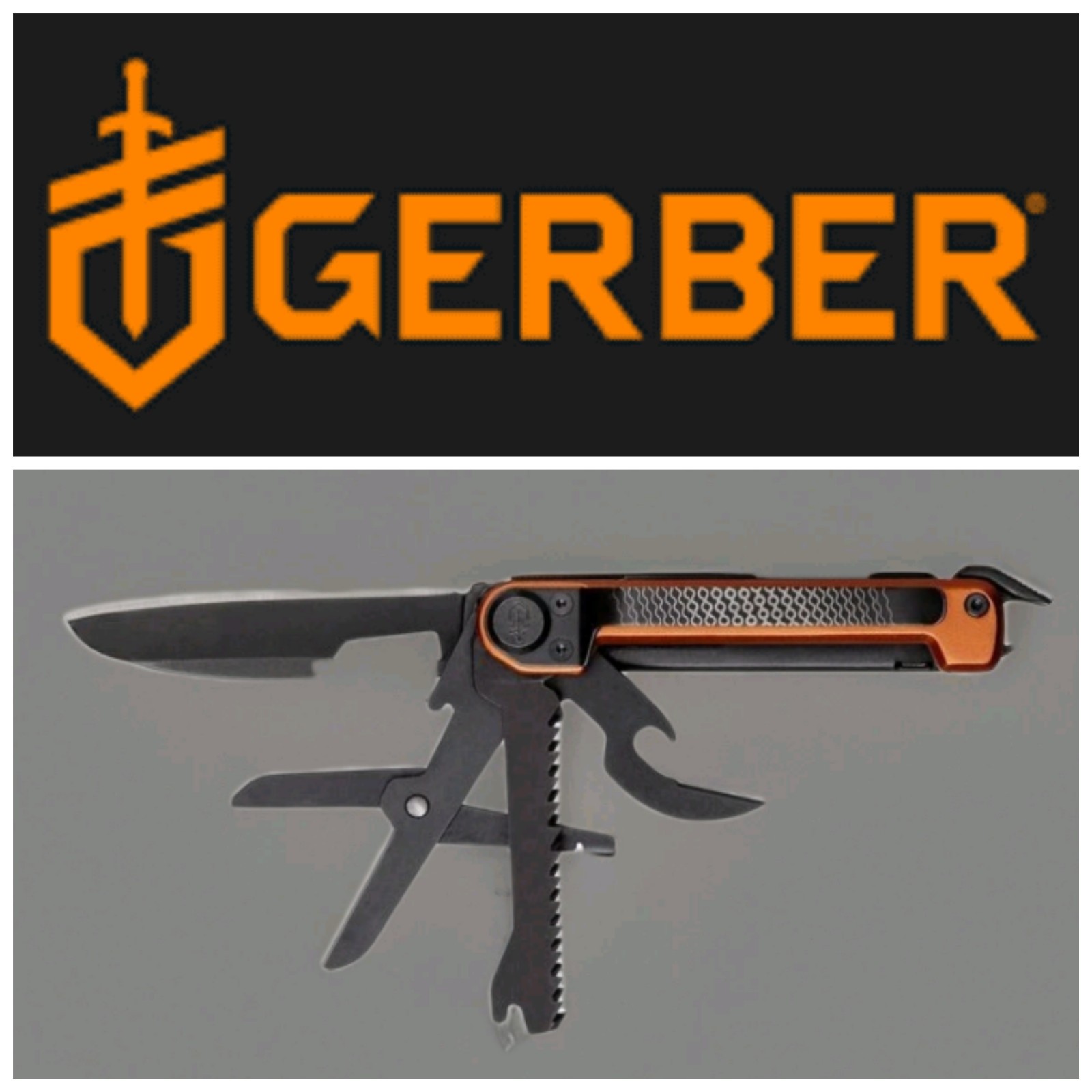 NEW GERBER Armbar Scout Multi-Tool BURNT🔥🟠ORANGE 1064393.