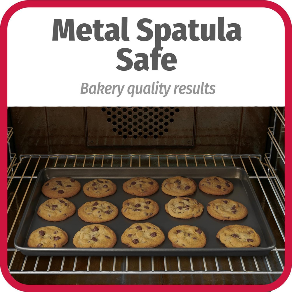 Everyday Nonstick Baking Sheet Set, 3 Pack Includes One Small, Medium & Large Pa